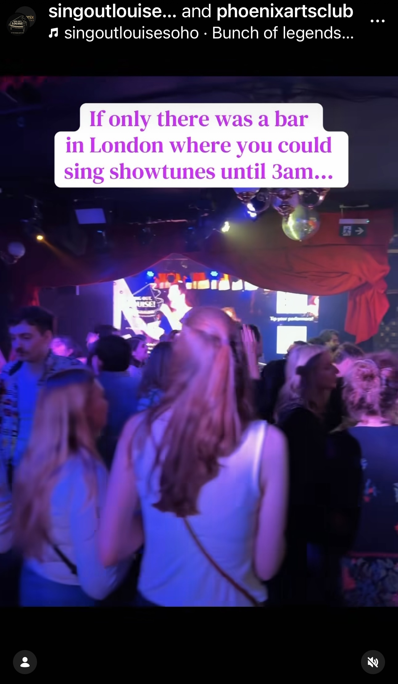 Sing Out, Louise! at 
Phoenix Arts Club