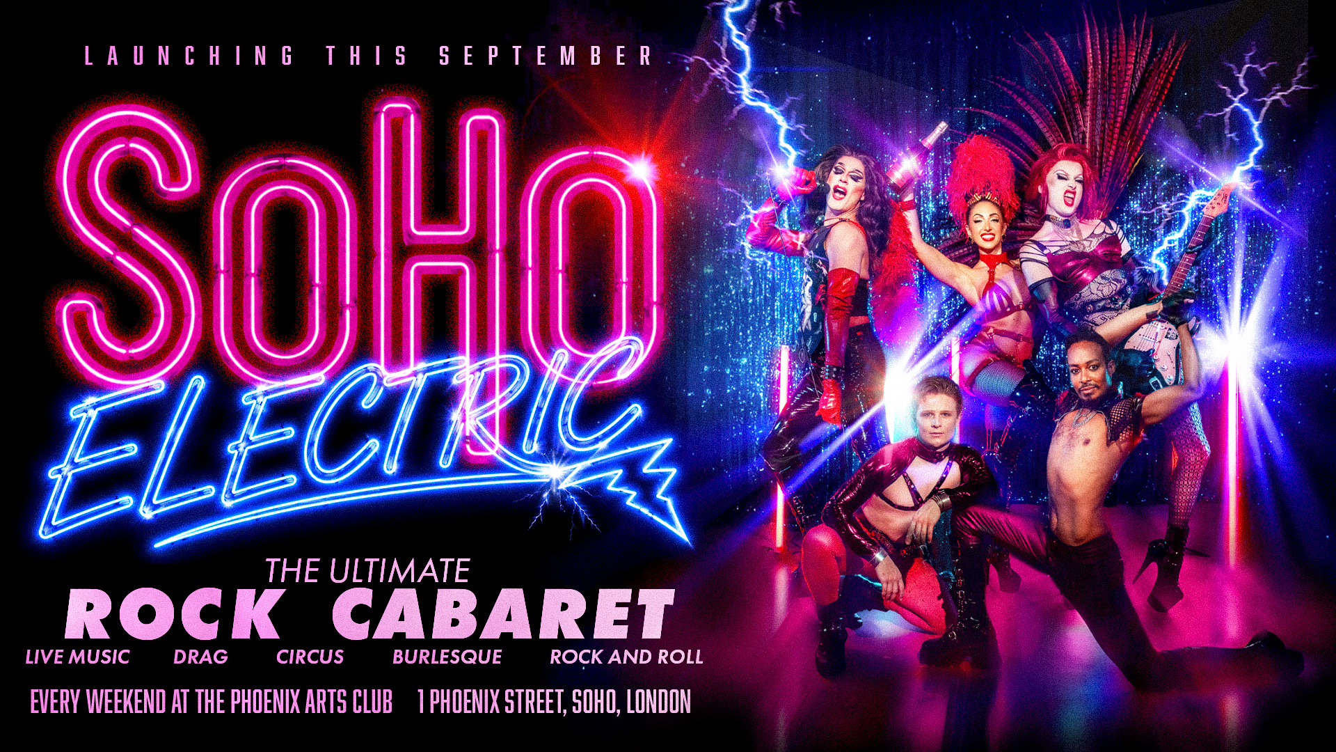 Soho Electric — The Ultimate Rock Cabaret at Phoenix Arts Club
