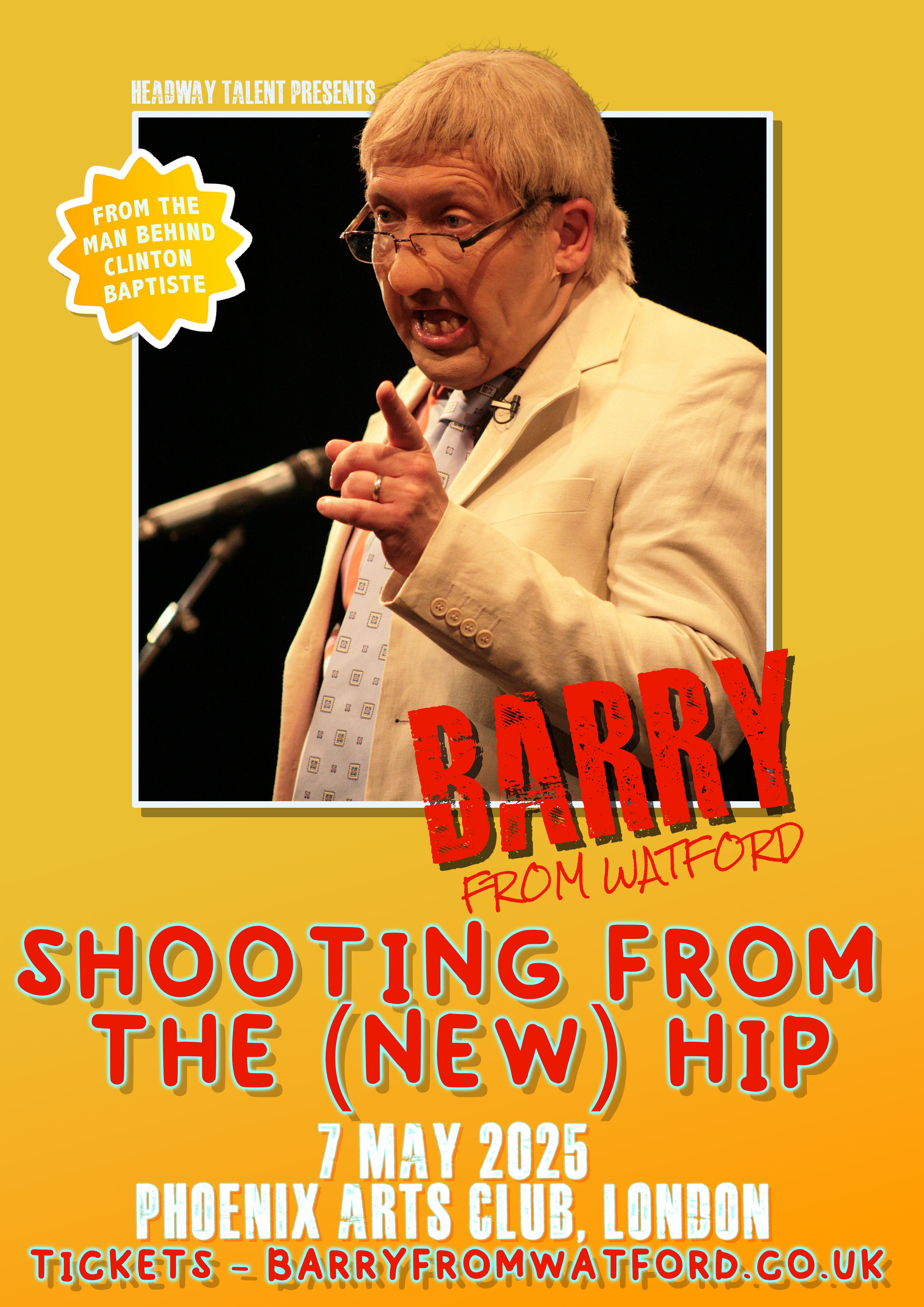 Barry From Watford – Shooting From The New Hip – The Phoenix Arts Club